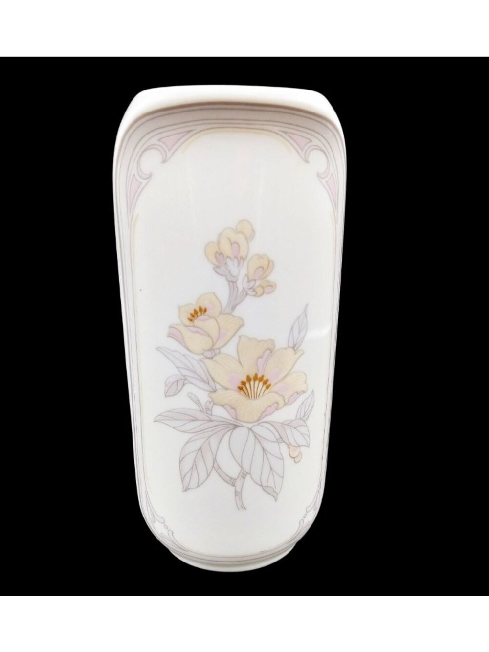 Porcelain Bud Vase AK Kaiser Chantal Floral 6" K Nossek West Germany Vintage